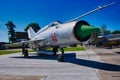 MiG-21 a supersonic jet fighter Royalty Free Stock Photo