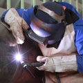 MIG Welder Royalty Free Stock Photo