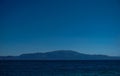 Mighty beautiful view of Lesbos island from Assos