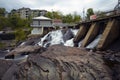 The Mighty Bracebridge Falls Royalty Free Stock Photo