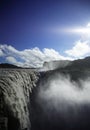 Mighty Dettifoss waterfall