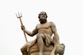 The mighty figure of Neptune (Poseidon, Triton) god of sea and oceans .