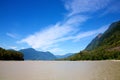 The mighty Fraser River Royalty Free Stock Photo