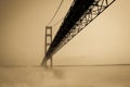 The Mighty Mackinac Bridge, Michigan Royalty Free Stock Photo