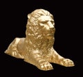 Mighty, majestic, formidable sculpture of a lion