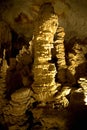 A mighty misterious dripstone cave Royalty Free Stock Photo