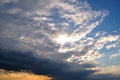 Mighty stormy clouds