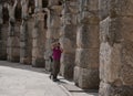 coliseum.Pula.Croatia.Ruins of ancient amphitheater .