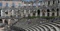 coliseum.Pula,Croatia.Ruins of ancient amphitheater.