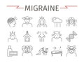 Migraines Infographics.