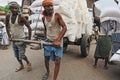 Migrant Labour in Kolkata Royalty Free Stock Photo