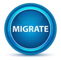 Migrate Eyeball Blue Round Button