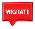 Migrate misty rose pink banner button
