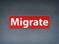 Migrate Red Banner Abstract Background