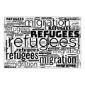 Migration Refugees Text Illustration Background Header