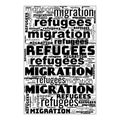 Migration Refugees Text Illustration Background Header