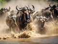 Migration of wildebeest