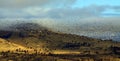 Migratory Birds Flying Over Hills