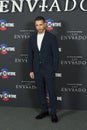 Miguel Angel Silvestre of the series Los Enviados posing for the media in Madrid Spain