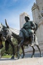 Miguel Cervantes monument - Don Quijote and Sancho Panza, Madrid