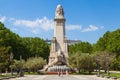 Miguel de Cervantes Monument in Madrid Royalty Free Stock Photo