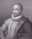 Miguel de Cervantes Saavedra 1547 - 1616 Royalty Free Stock Photo