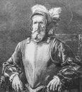 Miguel Lopez de Legazpi portrait. Spanish navigator and governor in the East Indies