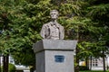 Mihai Eminescu statue - bust Royalty Free Stock Photo