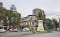 Mihail Kogalniceanu square in Bucharest. Romania Royalty Free Stock Photo