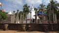 At the ancient Dagoba Ambastala. Mihintale. Sri Lanka