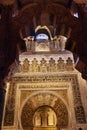 Mihrab Moslem Islam Prayer Niche Mezquita Cordoba Spain