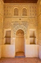 The mihrab of Partal chapel, Alhambra, Granada, Spain