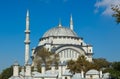 The Mihrimah Sultan Cammii mosque in Istanbul Turkey Royalty Free Stock Photo