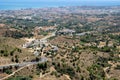 MIJAS, ANDALUCIA/SPAIN - JULY 3 : View from Mijas in Andalucia Royalty Free Stock Photo