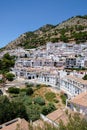 MIJAS, ANDALUCIA/SPAIN - JULY 3 : View from Mijas in Andalucia Royalty Free Stock Photo