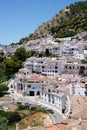 MIJAS, ANDALUCIA/SPAIN - JULY 3 : View from Mijas in Andalucia Royalty Free Stock Photo