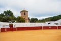 MIJAS, SPAIN - FEBRUARY 08, 2015: Old traditional decorated bull Royalty Free Stock Photo