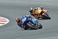 Mika Kallio and Simone Corsi in the circuit of Catalonia