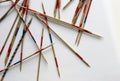 Mikado sticks game Royalty Free Stock Photo