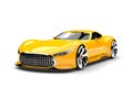 Mikado yellow modern super sports car