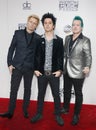 Mike Dirnt, Billie Joe Armstrong and Tre Cool Royalty Free Stock Photo