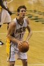 Mike Dunleavy Indiana Pacers Free Throw Attempt