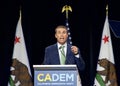 Mike Mcguire speaking at the CADEM Endorsing Convention in Sacramento, CA