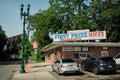 Mikes Hot Dogs vintage signs, Schenectady, New York Royalty Free Stock Photo