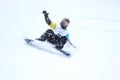 Mikhail Matveev - slopestyle Royalty Free Stock Photo