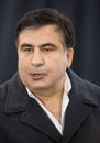 Mikhail Saakashvili on briefing for press