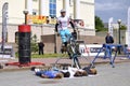 Mikhail Sukhanov performance, champions of Russia on a cycle tr