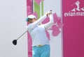 Miki Saiki at Evian Masters 2010 Royalty Free Stock Photo