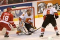 Mikka Kiprusoff Looks Through Traffic