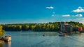 Mikolajki, Poland; 09/12/2018; Mikolajki - capital of Masurian region in Poland with view of the hotel Mikolajki.